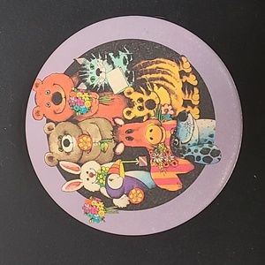 Vintage Collectible Tin With Adorable Animals